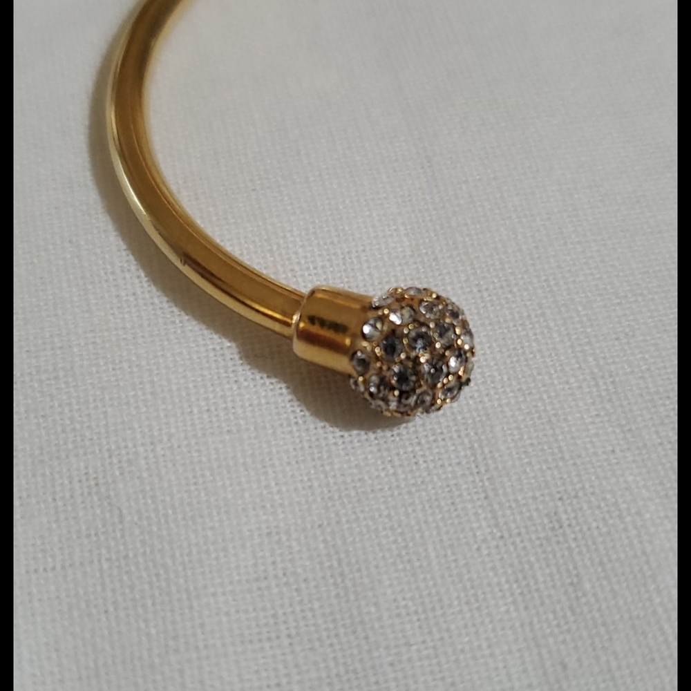 J. Crew costume gold and diamond bracelet - Picture 3 of 3